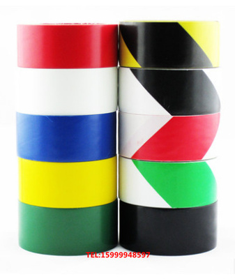 地板胶带 斑马胶带 黄黑警示胶带  标识胶带4.6CM*20码