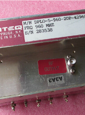 美国MITEQ进口 960MHz SMA微波振荡器 频综 射频微波锁相环振荡器