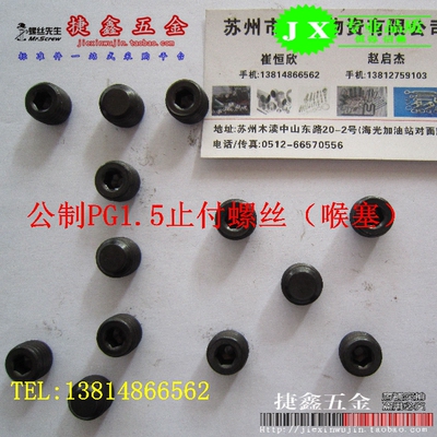 内六角堵头止付螺丝