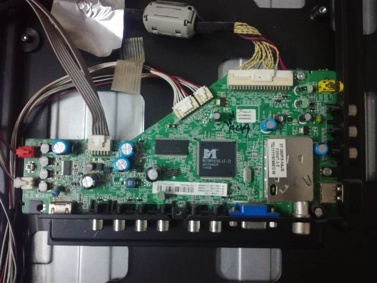 TCL液晶电视L43F3300B主板40-ms8102-mac2xg LVF430SSTME1屏 1号