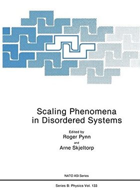 【预订】Scaling Phenomena in Disordered Systems