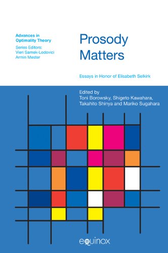 【预售】Prosody Matters: Essays in Honour of Lisa Selkirk 书籍/杂志/报纸 进口教材/考试类/工具书类原版书 原图主图