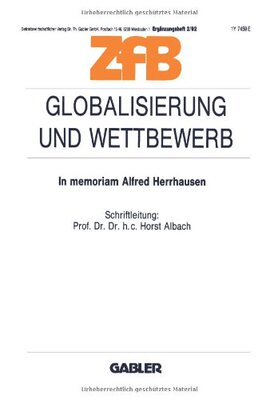 【预售】Globalisierung Und Wettbewerb: In Memoriam Alf...