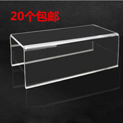 透明亚克力展示架加长U型男鞋架鞋托精品鞋店专柜女鞋陈列支架