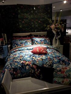 纯棉贡缎 娜蔻花园 salsa莎鲨家纺 床上用品