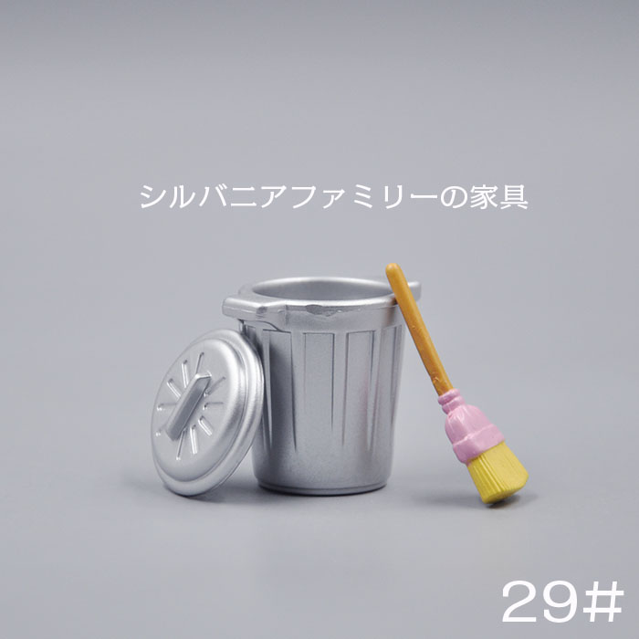 食玩 日本正版大扫除垃圾桶 微缩场景拍摄道具 仿真场景摆件约5cm