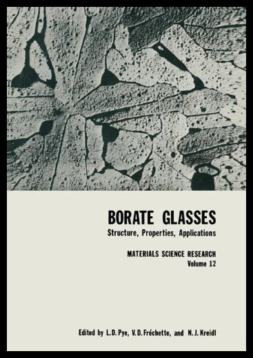 【预售】Borate Glasses: Structure, Properties, Applicatio