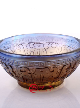 如意琉璃招财进宝朋友乔迁工艺品