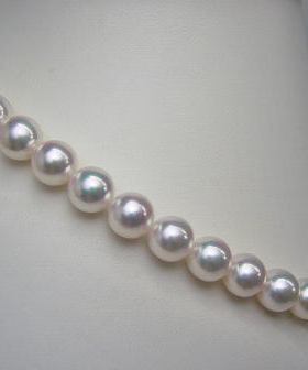 秒发日本代购高品质极光天女9-9.5mm akoya天然海水珍珠项链花珠