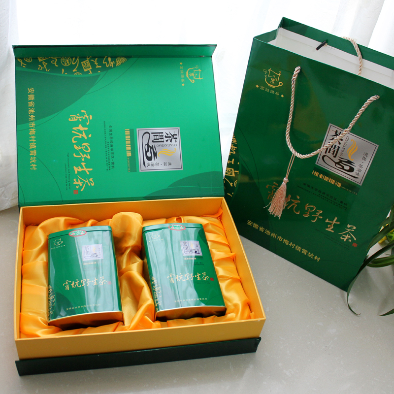 2023新茶 霄坑富硒野生叶  池州特产野生富硒绿茶叶