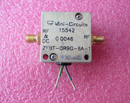 美国 Mini-circuits ZFBT-0R9C-6A-1 5MHz-4000MHz 120V 6000mA / 6A 微波射频同轴高频T型偏置器 高压偏置器 高电流偏置器 频率范围： 5MHz-4000MHz 最大电压：0-150V 最大电流：6A / 6000 mA