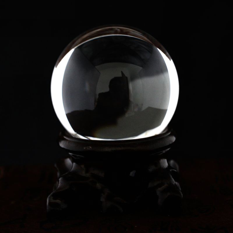 净体天然白水晶球原石球摆件家庭办公装饰收藏送礼品高档球送证书