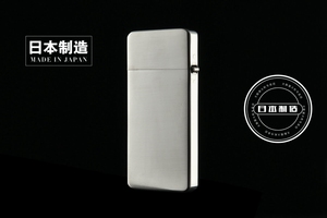 爆品 原装日本王子PRINCE品牌老式复古煤油超薄纯铜打火机银色