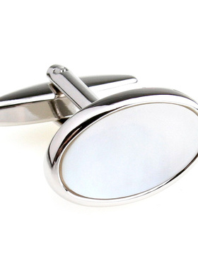 促销 高档法式男士衬衫cufflink 天然贝壳袖扣袖钉商务外贸配饰