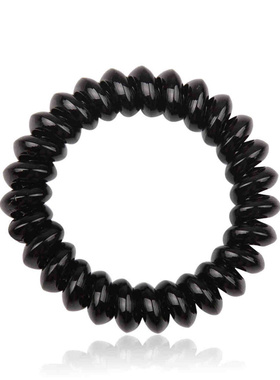 韩国饰品创意电话线发圈 发箍发饰黑色头绳发圈发绳皮筋发饰头饰