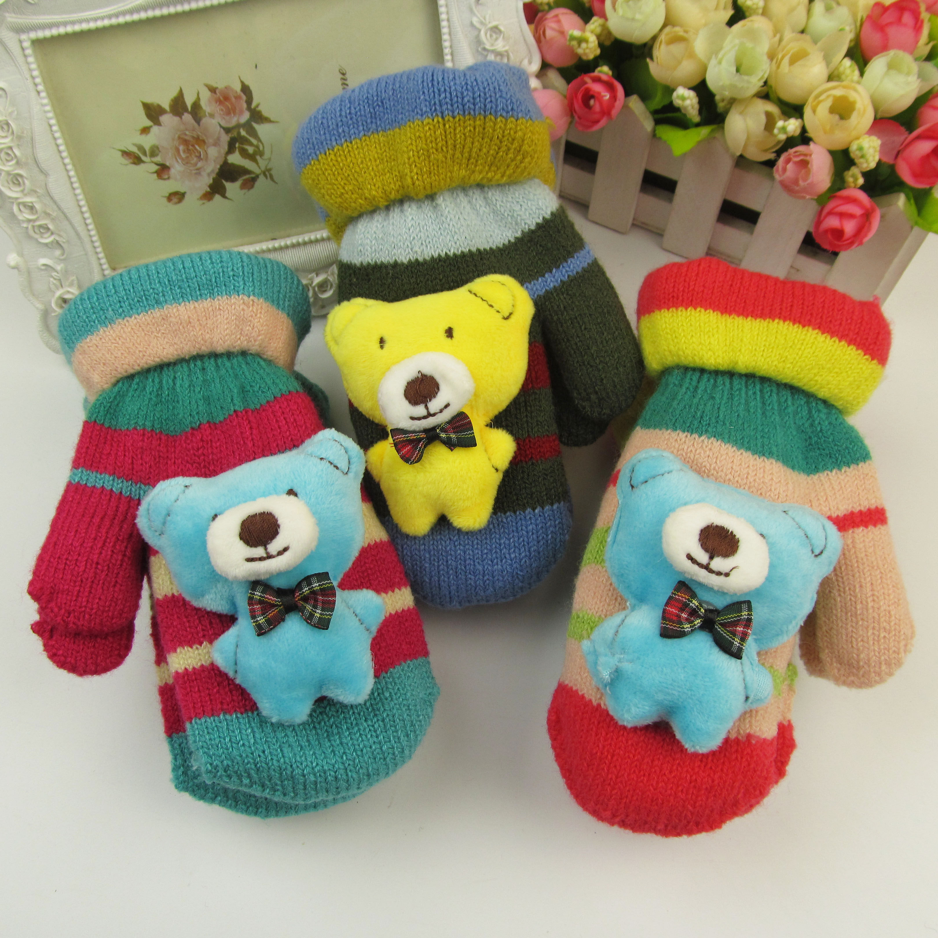 Gants pour enfants en de laine - Ref 2146122 Image 3