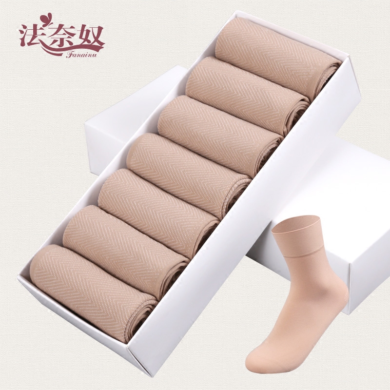 女士短袜加厚钢丝袜短丝袜脚底加棉防滑女袜吸汗防臭肉丝中筒袜子