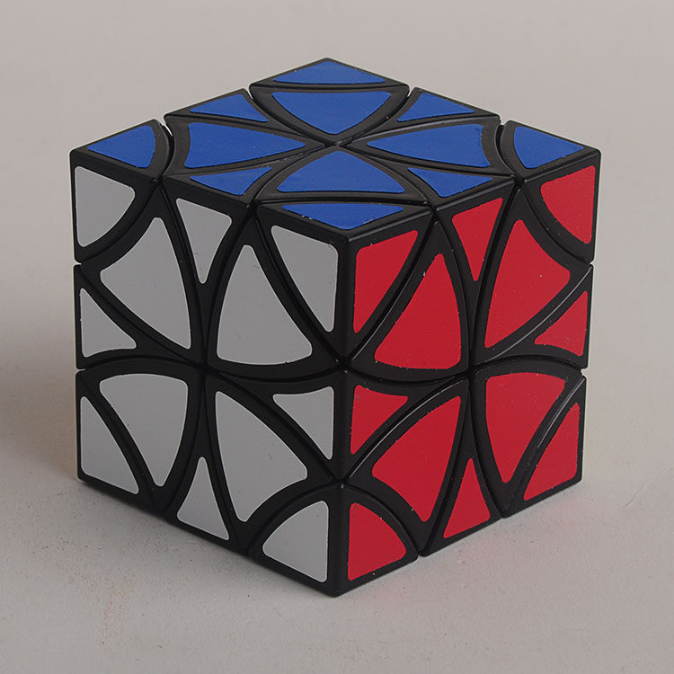 蓝蓝魔蝶魔方 ll花瓣蝴蝶魔方 蓝蓝直升机魔方 12轴变形蝴蝶包邮