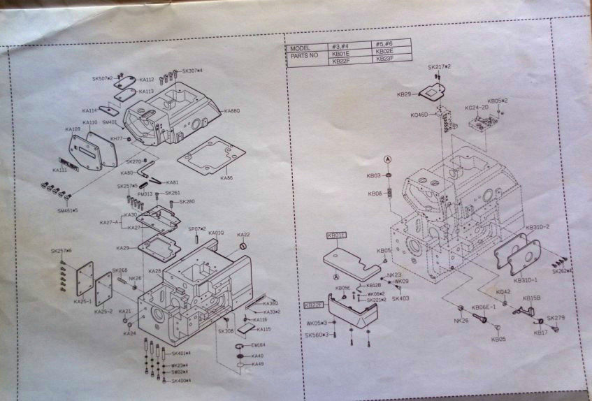 工业缝纫机配件银箭737.747.757拷边机包缝机锁边机配件图零件图