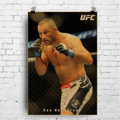 UFC海报明星写真 Dan henderson 丹·汉德森Hendo MMA Dangerous