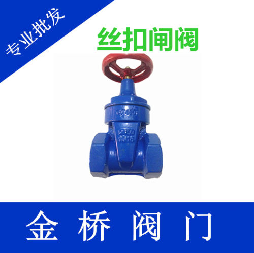 丝口闸阀内螺纹阀门工业消防软密封闸阀DN40 50 65 80 100 4分6分
