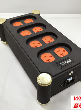 美国原装 COW KING SUPER DISTRIBUTOR 8位镀佬白金旗舰电源插排