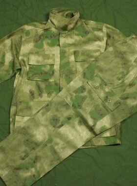 犀兕合甲亚洲版 废青废墟绿套服A-TACS FG 四季装网格面料BDU-1代