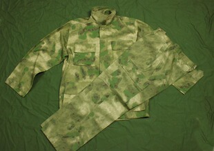犀兕合甲亚洲版 废青废墟绿套服A-TACS FG 四季装网格面料BDU-1代
