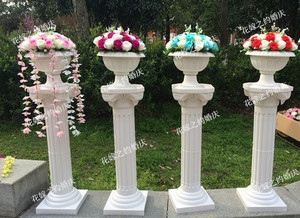 欧式罗马柱 西式婚礼道具包破损 婚庆路引婚庆道具店面门口装饰