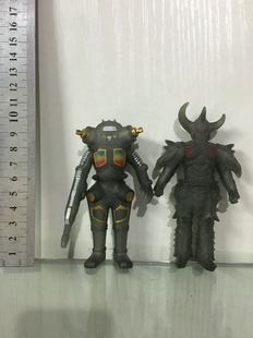 万代模型 奥特曼怪兽软胶 对决 透明黑色金古桥 透明黑暗铠甲