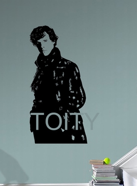 Benedict Cumberbatch本尼迪克特康伯巴奇贴画卷福贴纸缺爷肖像画