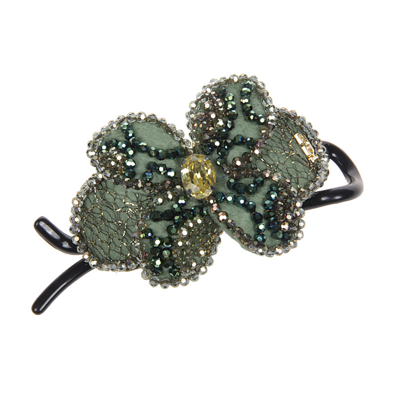 复古宫廷风水晶金属丝镂空发饰