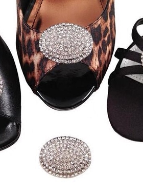 一双价 新款椭圆形 可拆卸满钻鞋扣SHOE CLPS 鞋饰品配件水钻鞋花
