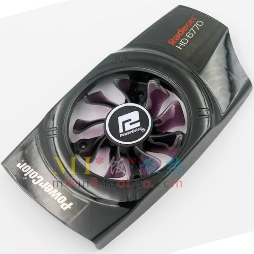 迪兰恒进hd6770恒金显卡单风扇