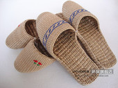 中国结草鞋 拖鞋 情侣草鞋 休闲鞋 高档鞋 子 凉鞋 鞋 室内拖鞋