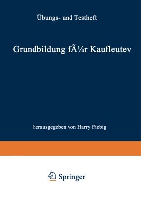【预售】Grundbildung Fur Kaufleute: Ubungs- Und Testheft