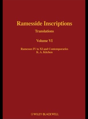 【预售】Ramesside Inscriptions, Translations: Ramesses IV