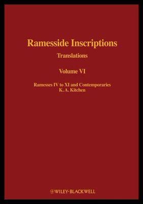 【预售】Ramesside Inscriptions, Translations: Ramesses IV