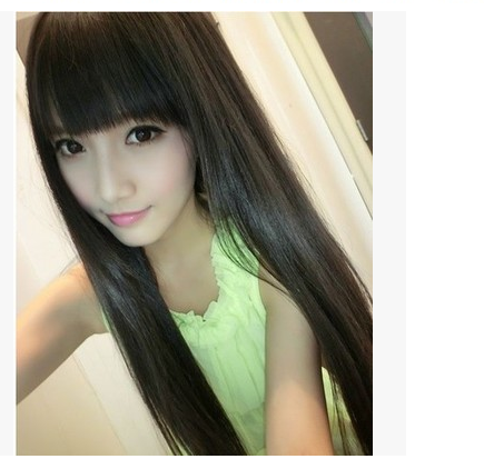 Perruque Long cheveux raides - Ref 2612245 Image 1