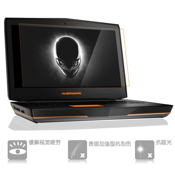 ÍâÐÇÈ˱ʼDZ¾ÆÁĻĤAlienware 15пî17´çR5 R4Òº¾§±£»¤Ä¤M14X R3 13 R1 R2¸ß͸¸ßÇåÎíÃæ·ÀÑ£²»·´¹âÆÁÄ»ÌùĤ