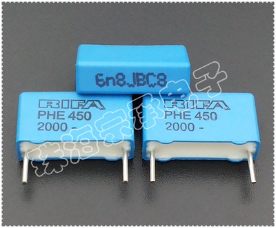 进口印尼 0.0068uF 2000V RIFA PHE450 6800pF薄膜电容 6n8 p22.5