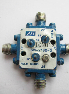 SW-2182-3 0.3-18GHz SP3T SMA 单刀三掷射频 同轴 电子PIN开关