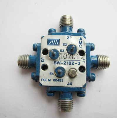 SW-2182-3 0.3-18GHz SP3T SMA 单刀三掷射频 同轴 电子PIN开关