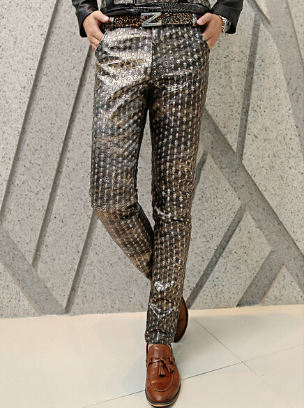 Pantalon cuir homme pour jeunesse pour automne - Ref 1494647 Image 1