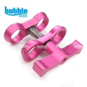 bubblecub中国粉红系列蝴蝶钳制夹 灯臂夹 潜水摄影系统
