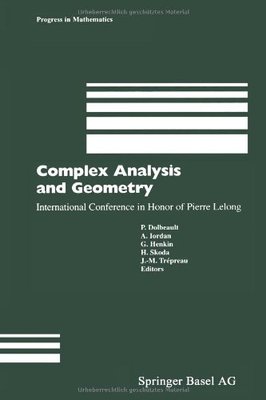 【预售】Complex Analysis and Geometry: International C...