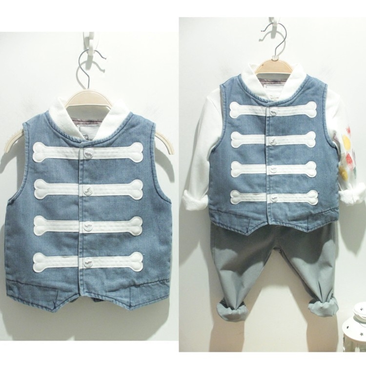 Gilet garcon en toile - Ref 2067738 Image 1