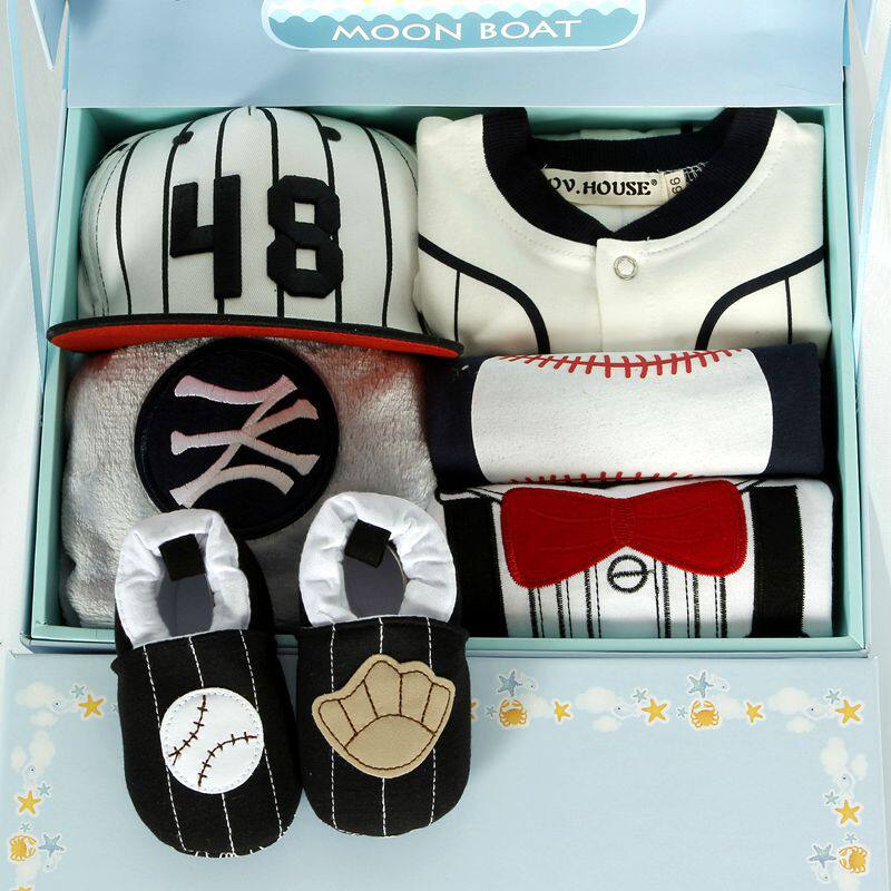 秋季摄影高端婴儿套装礼盒百天周岁创意礼物男女宝宝礼盒婴儿用品