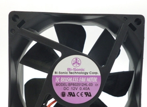 全新正品 百瑞 BI-SONIC 8025 BP802512HL-03 12V 0.40A 8cm风扇