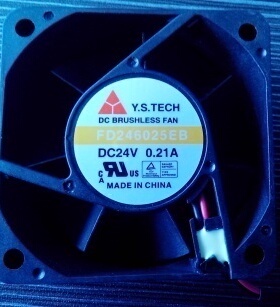全新原装Y.S.TECH元山FD246025EB DC24V 0.21A变频器散热风扇6025
